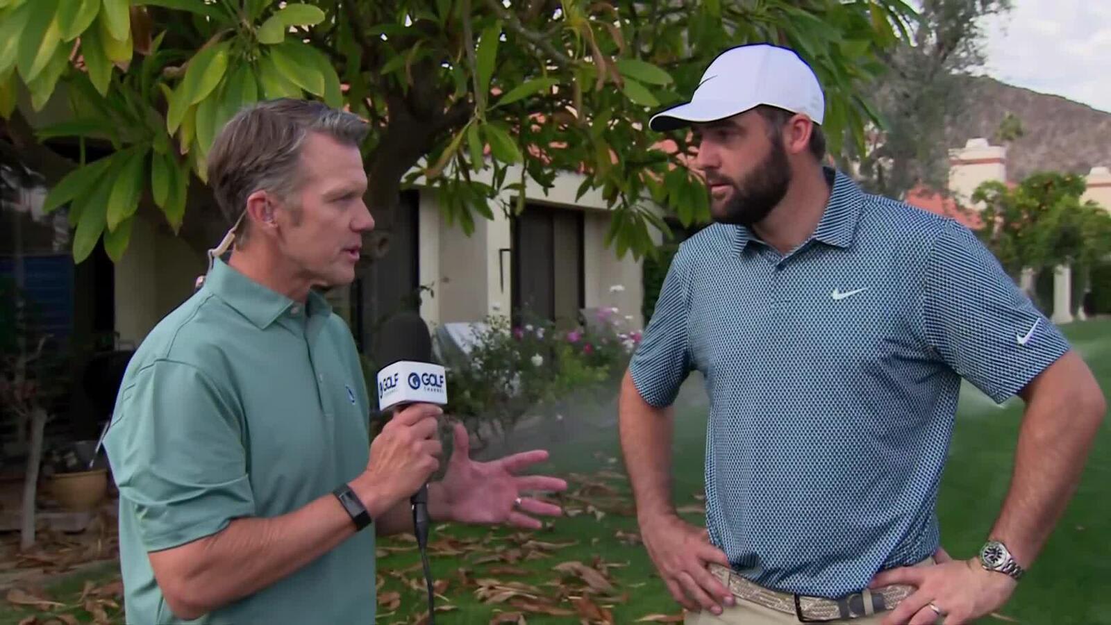 Scottie Scheffler’s interview after Round 1 of The American Express