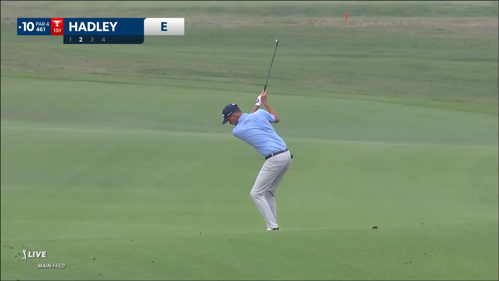 Chesson Hadley sticks approach to set up birdie at AT&T Byron Nelson