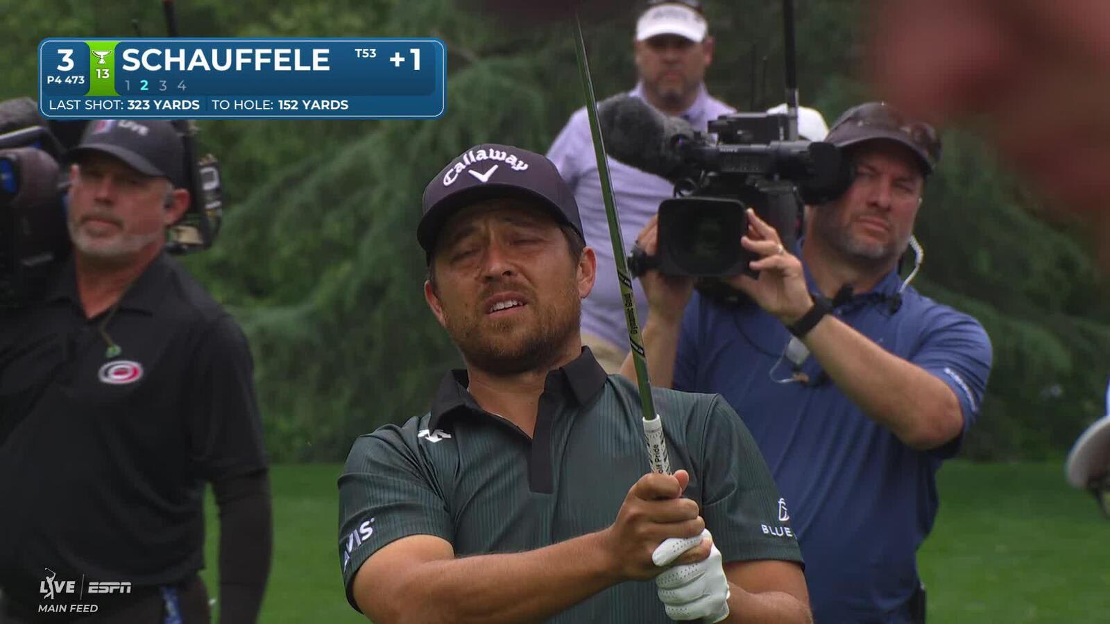 Xander Schauffele's 156-yard approach sets up birdie on No. 3 at Truist Championship