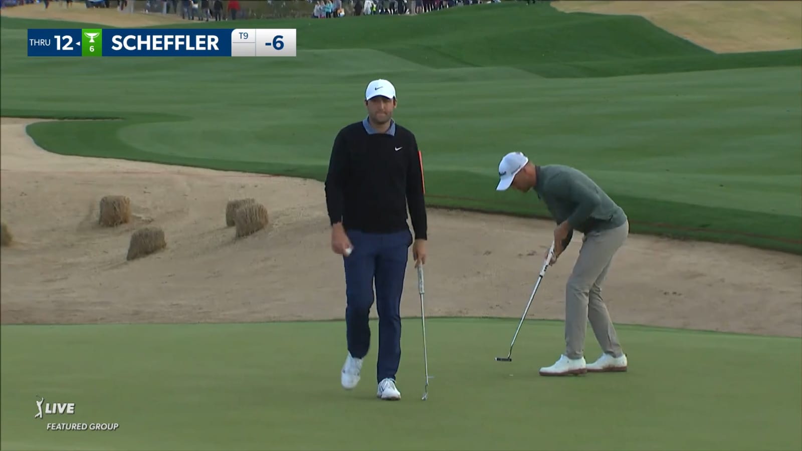 Scottie Scheffler makes back-to-back birdies on No. 3 at WM Phoenix Open