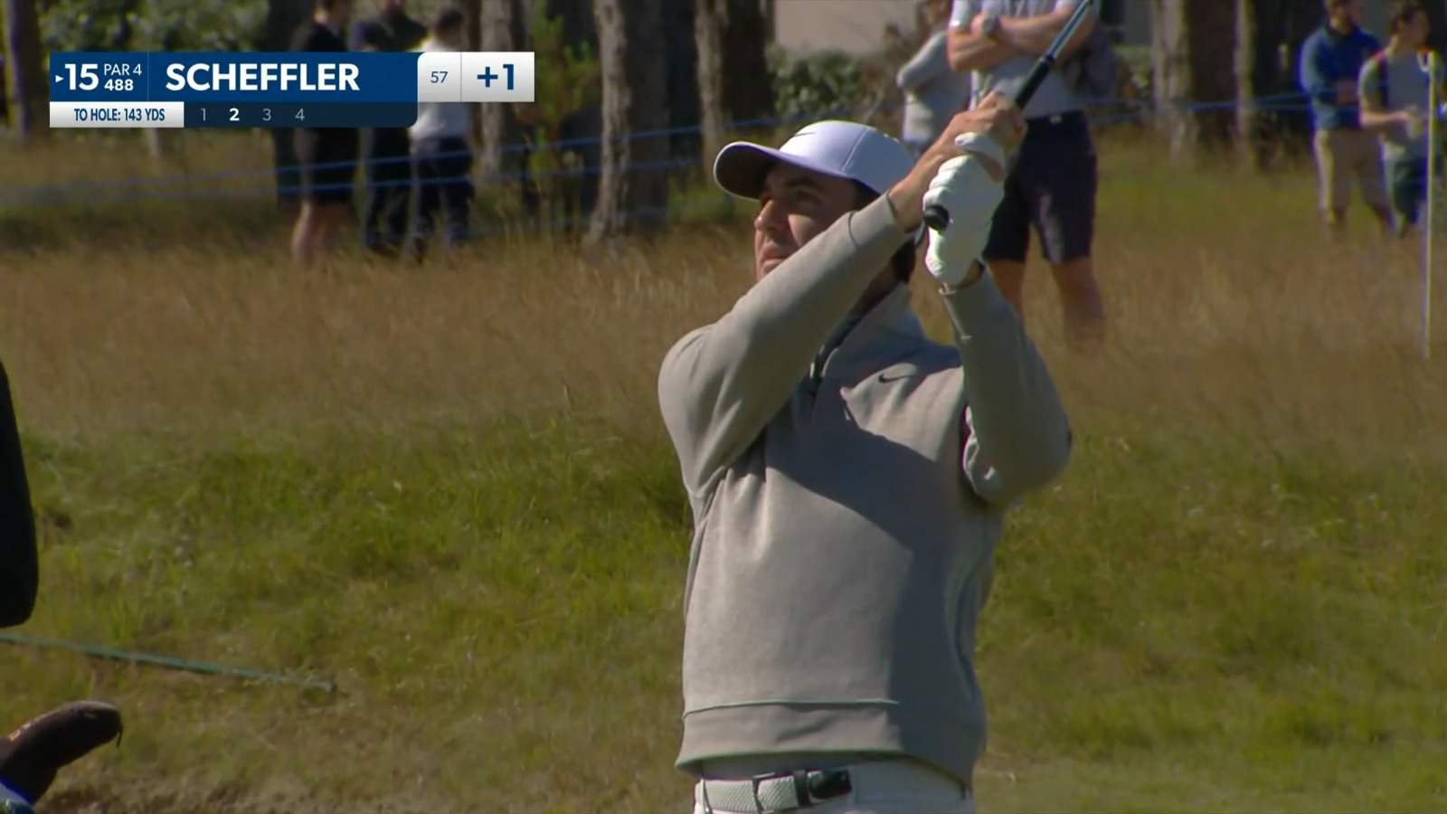 Scottie Scheffler birdies No. 15 at Genesis Scottish Open