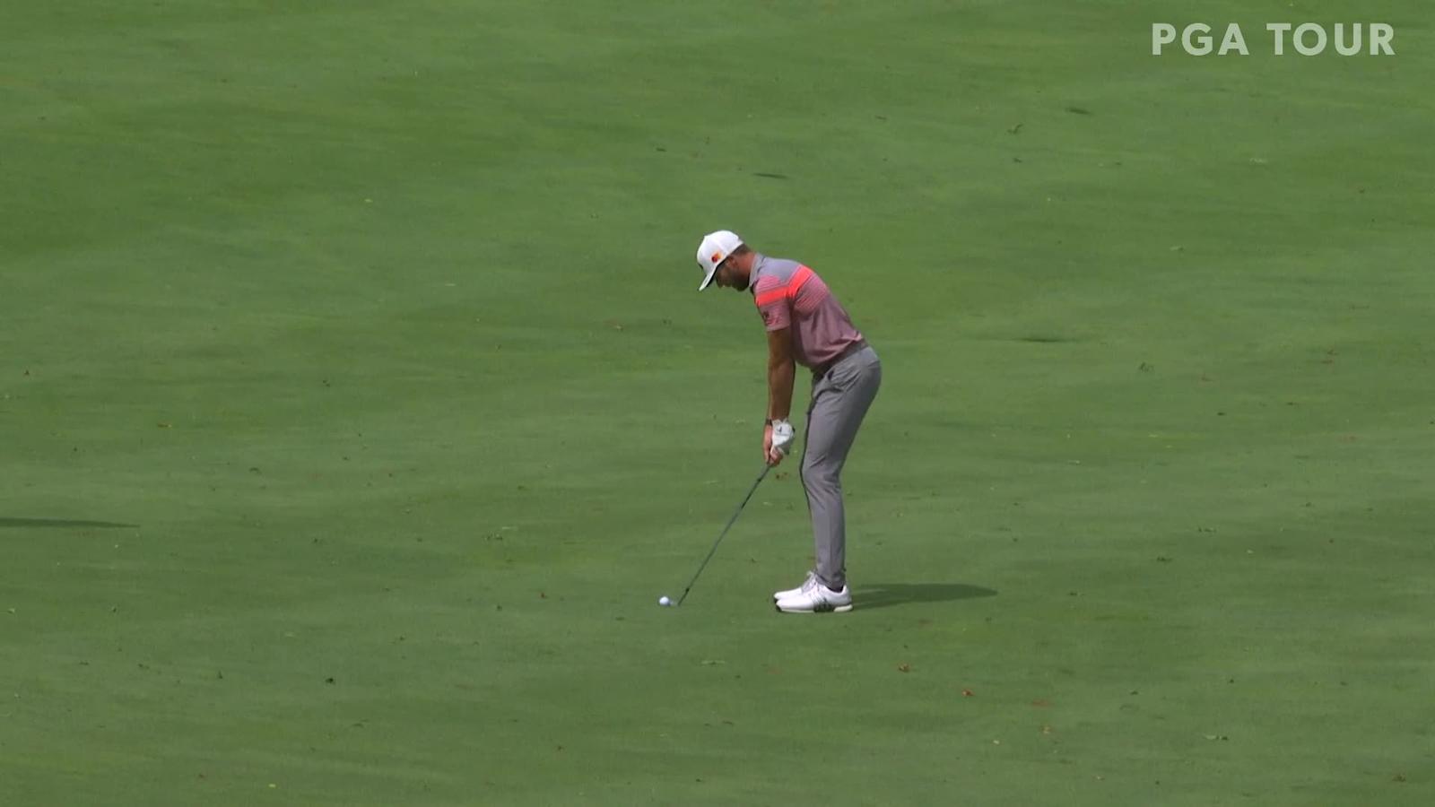 Sam Burns makes birdie on No. 9 in Round 2 at Workday