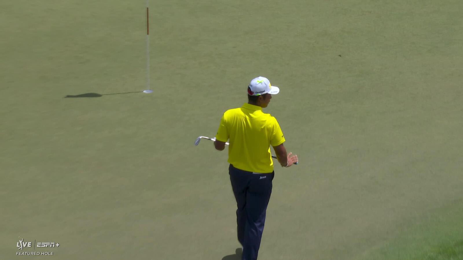 Hideki Matsuyama makes birdie on No. 17 at TOUR Championship