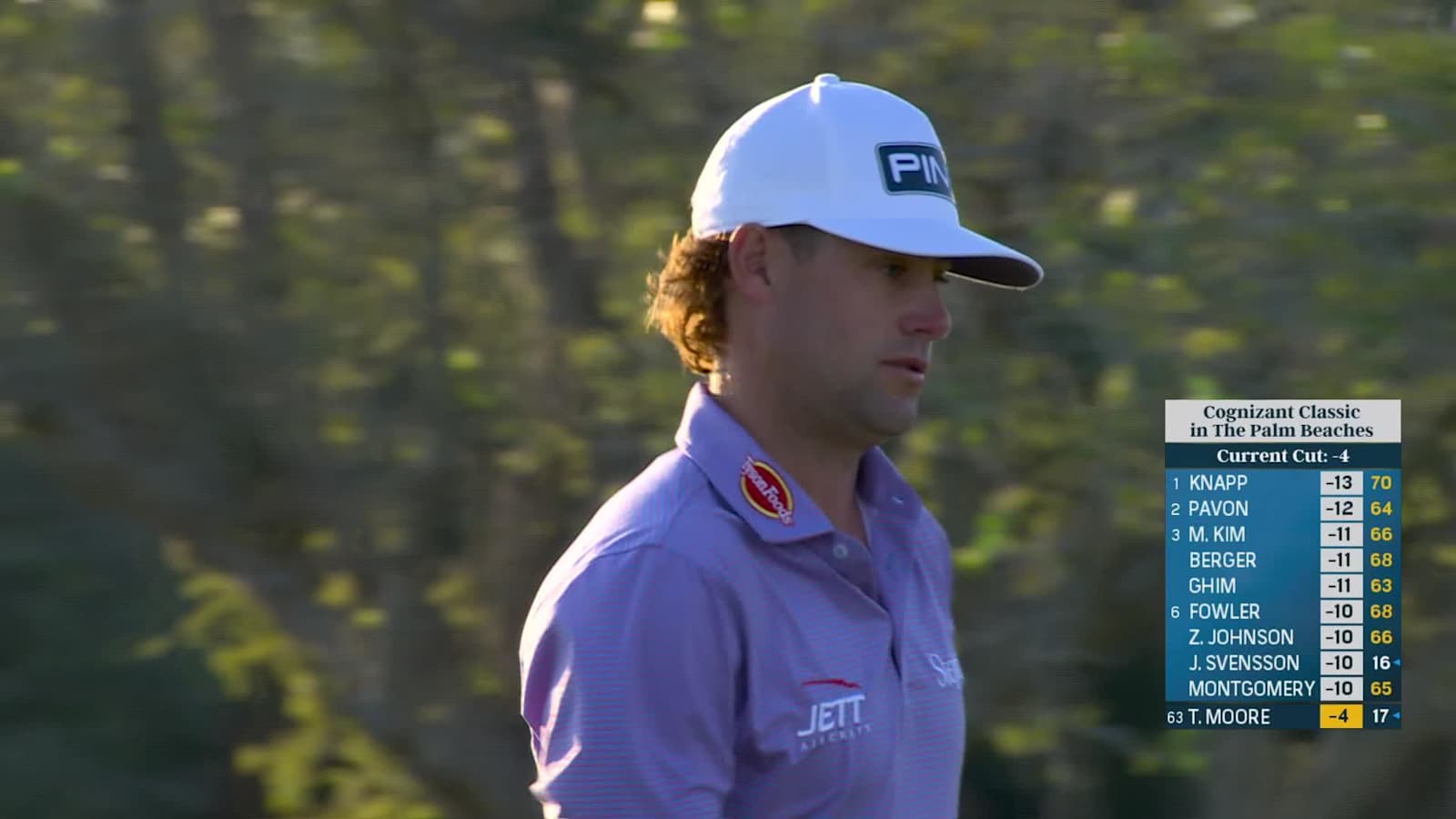 Taylor Moore holes 13-foot birdie putt at Cognizant Classic