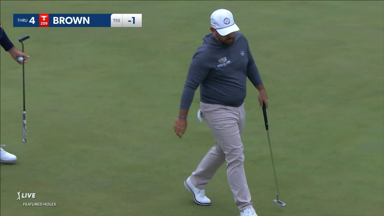 Scott Brown sinks 22-foot birdie putt at RBC Canadian