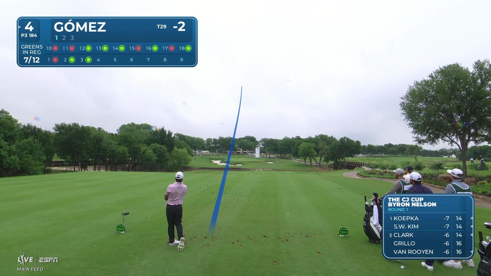 Fabián Gómez nearly aces No. 4 at THE CJ CUP
