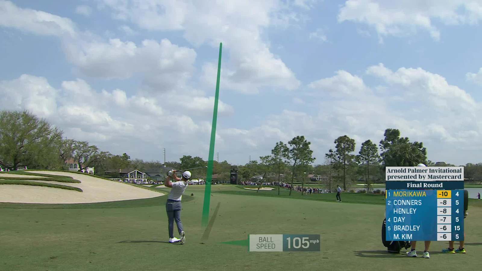 Collin Morikawa hits center of green and birdies at Arnold Palmer Invitational