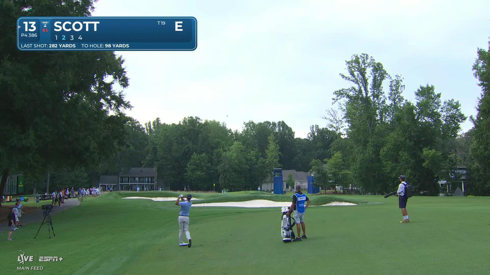 Adam Scott's excellent approach leads to birdie at Wyndham