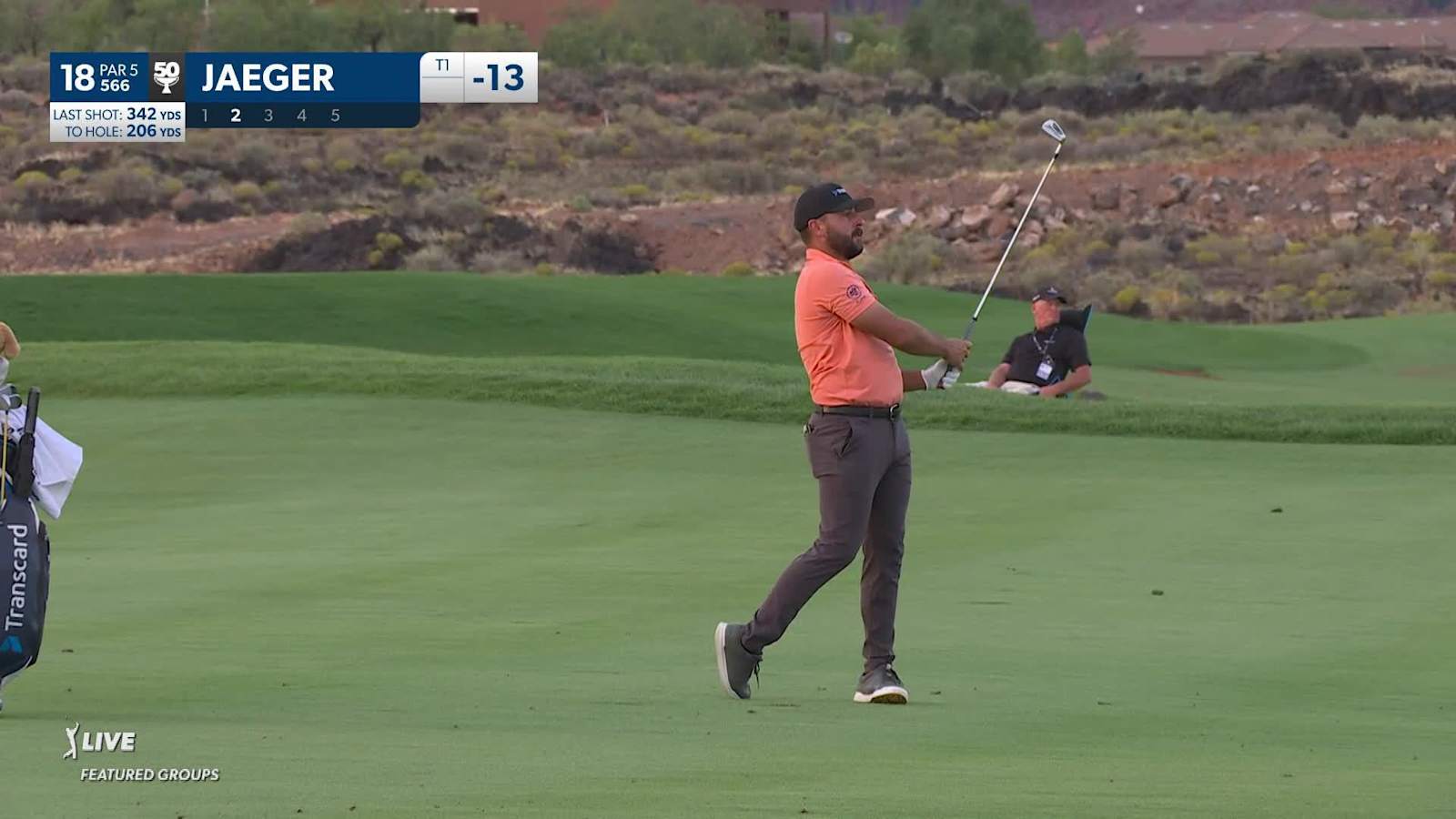 Stephan Jaeger converts birdie at Black Desert