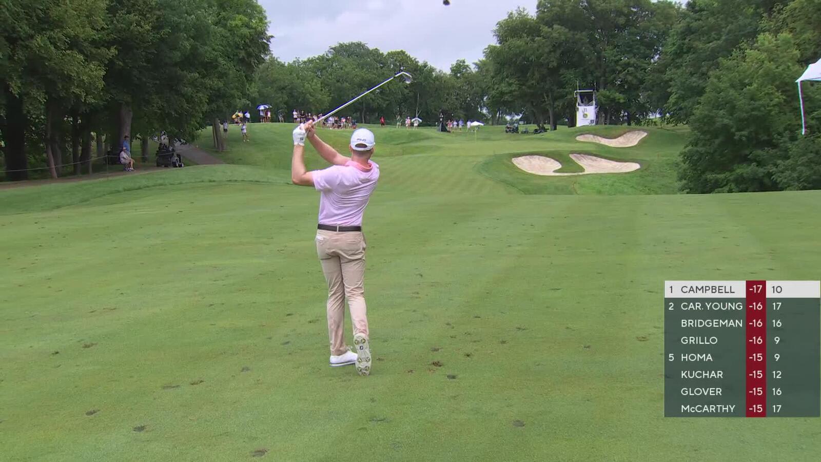 Brian Campbell extends lead with birdie at John Deere