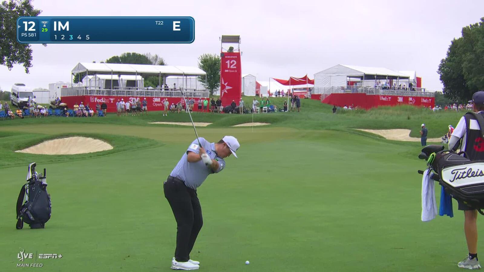 Sungjae Im makes birdie on No. 12 at 3M Open