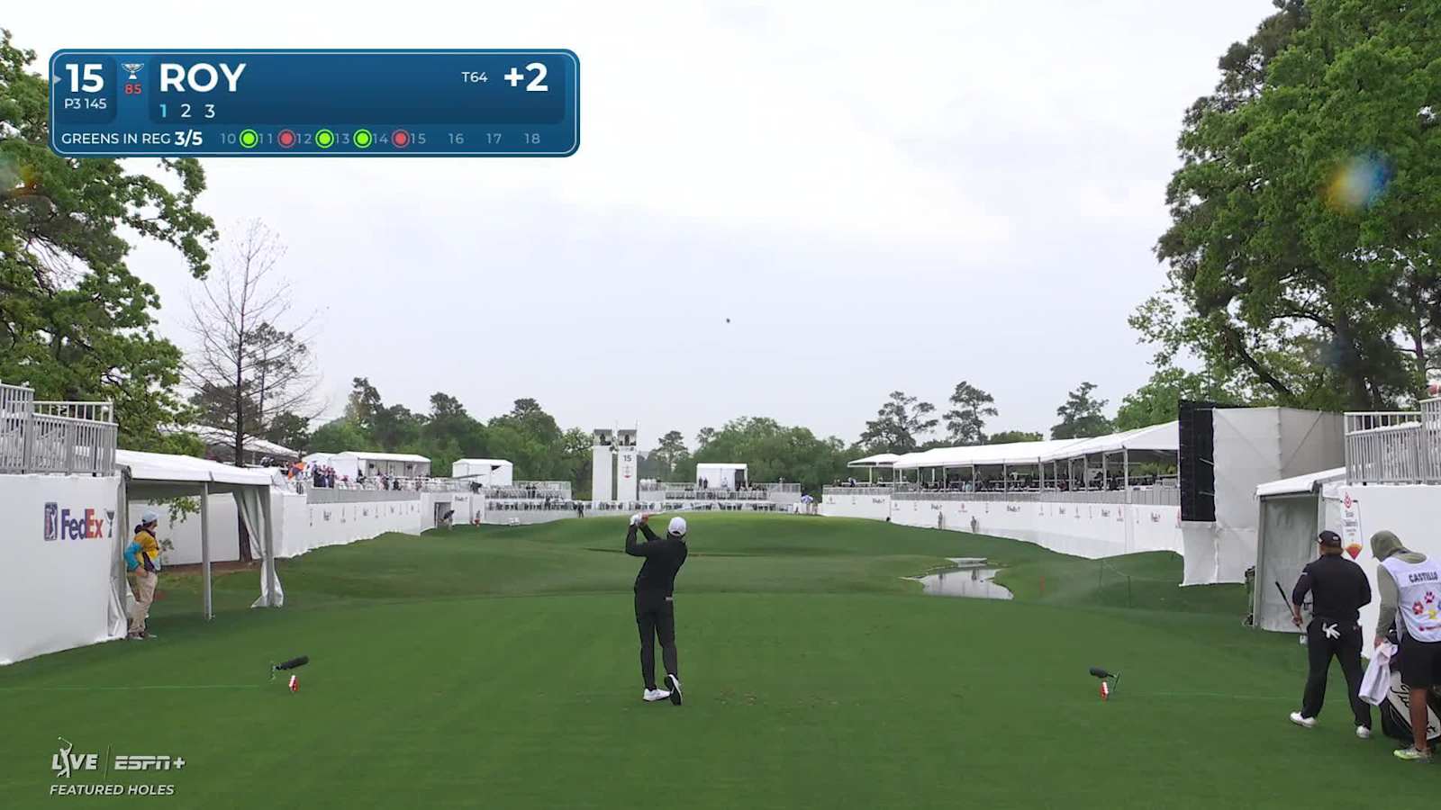 Kevin Roy spins tee shot to set up birdie at Houston Open