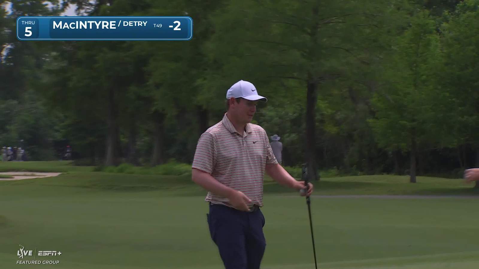 Robert MacIntyre makes birdie on No. 5 at Zurich Classic