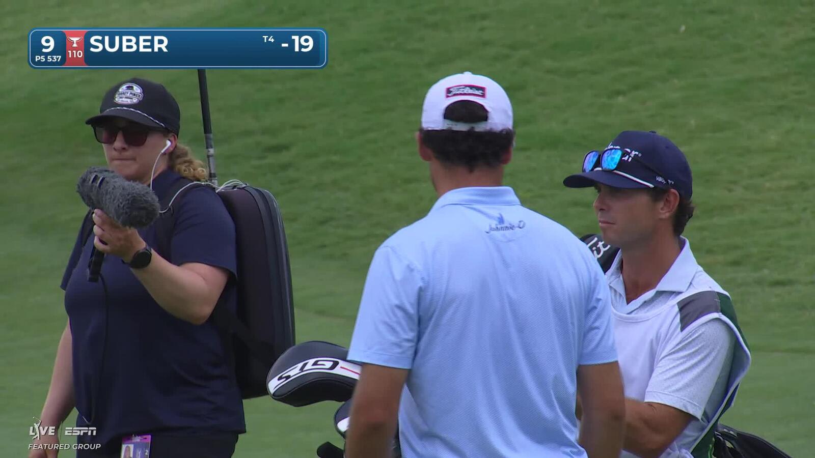 Jackson Suber gets up-and-down from 98 feet for birdie on No. 9 at THE CJ CUP