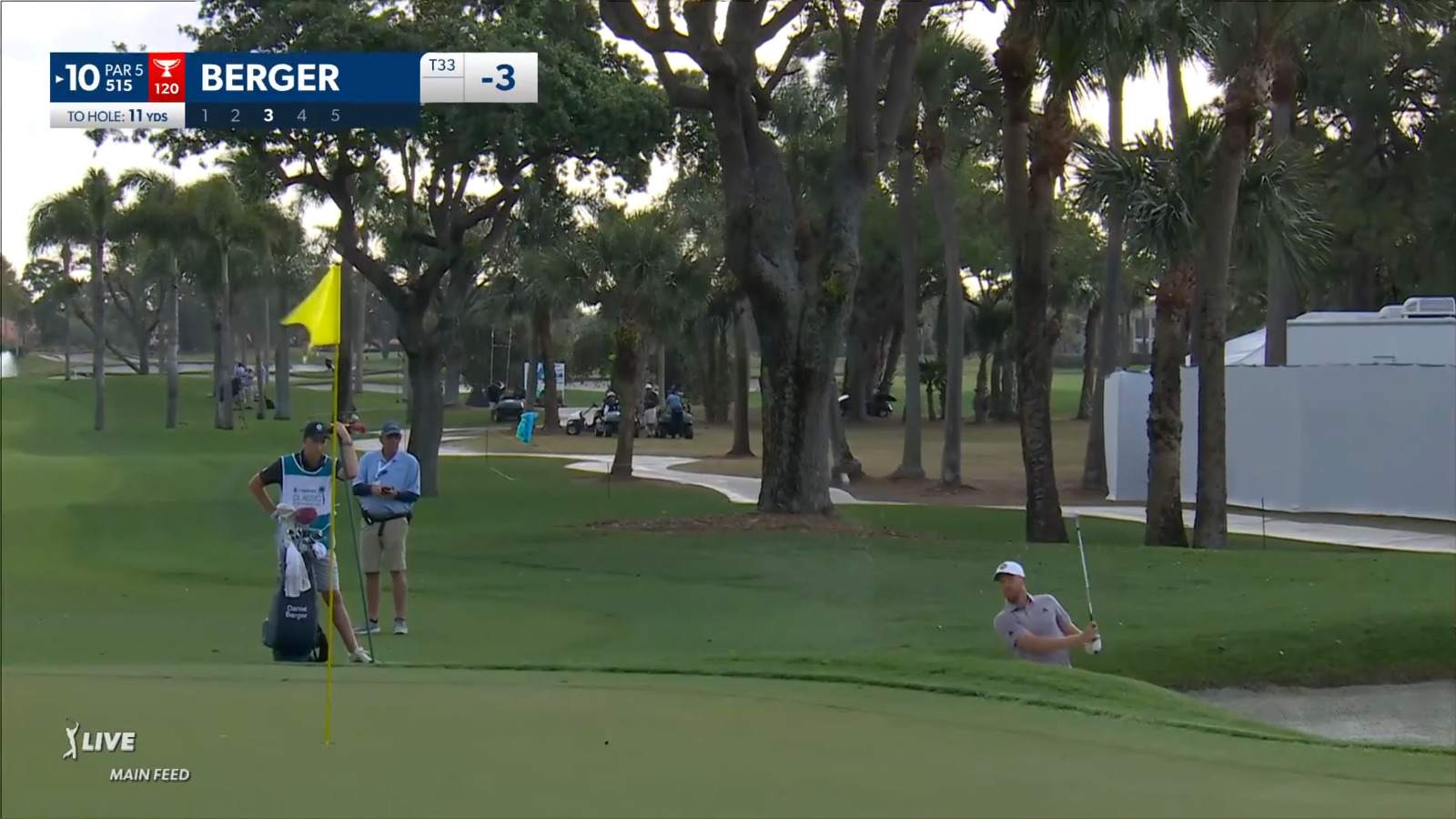 Daniel Berger's saucy bunker shot leads to birdie at Cognizant Classic
