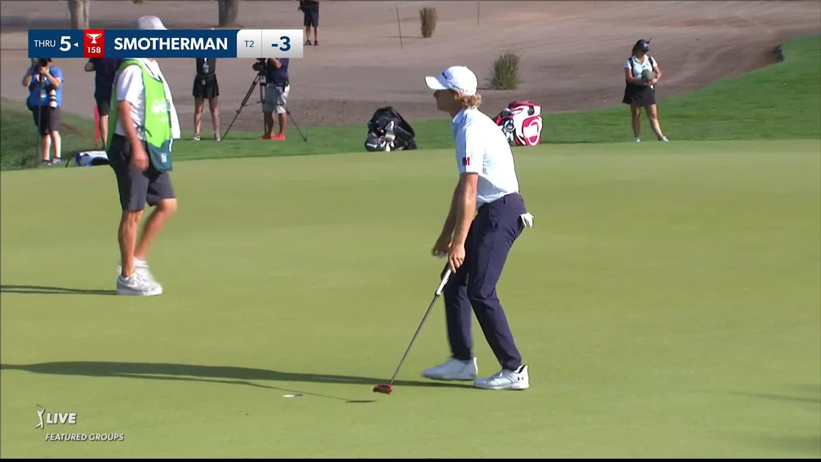Austin Smotherman reaches in two to set up birdie at Mexico Open