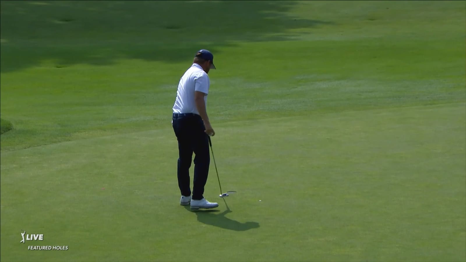 Zac Blair makes birdie putt at Rocket Mortgage