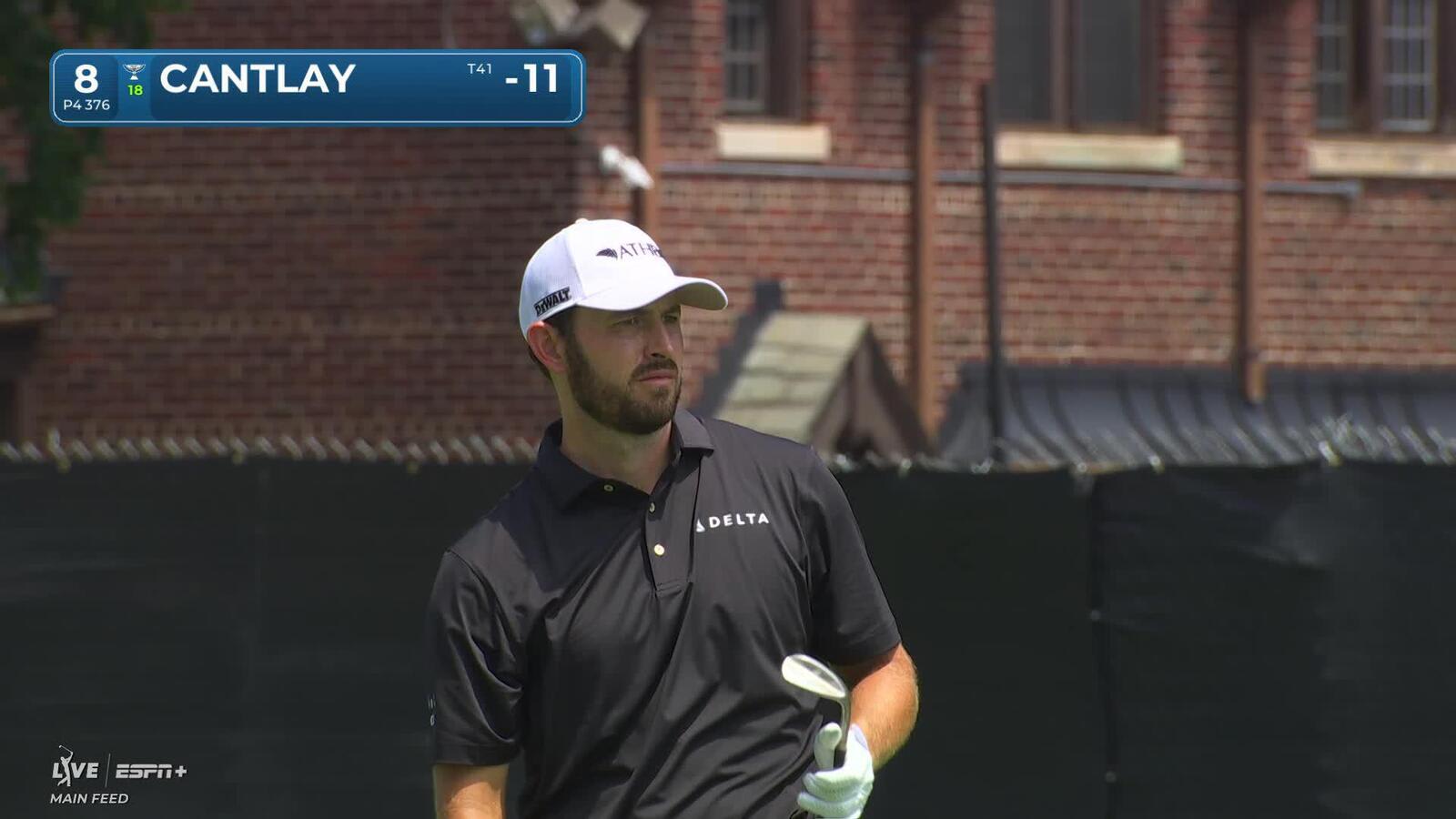 Patrick Cantlay's excellent approach shot leads to birdie at Rocket Classic