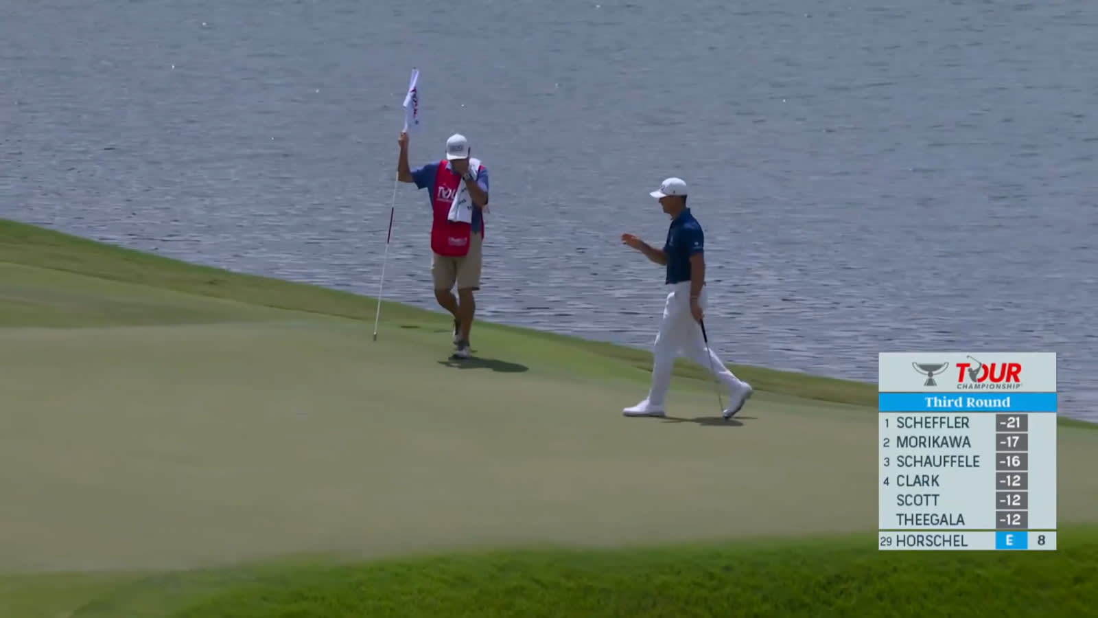 Billy Horschel holes birdie putt from 15-feet at TOUR Championship