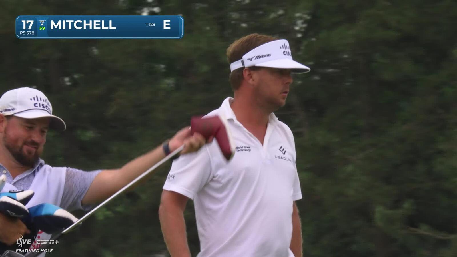 Keith Mitchell makes birdie on No. 17 at Rocket Classic