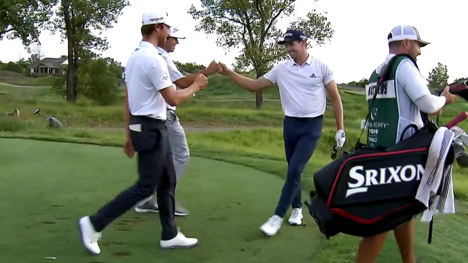 Brandon Matthews DRIVES GREEN on 432-yard hole