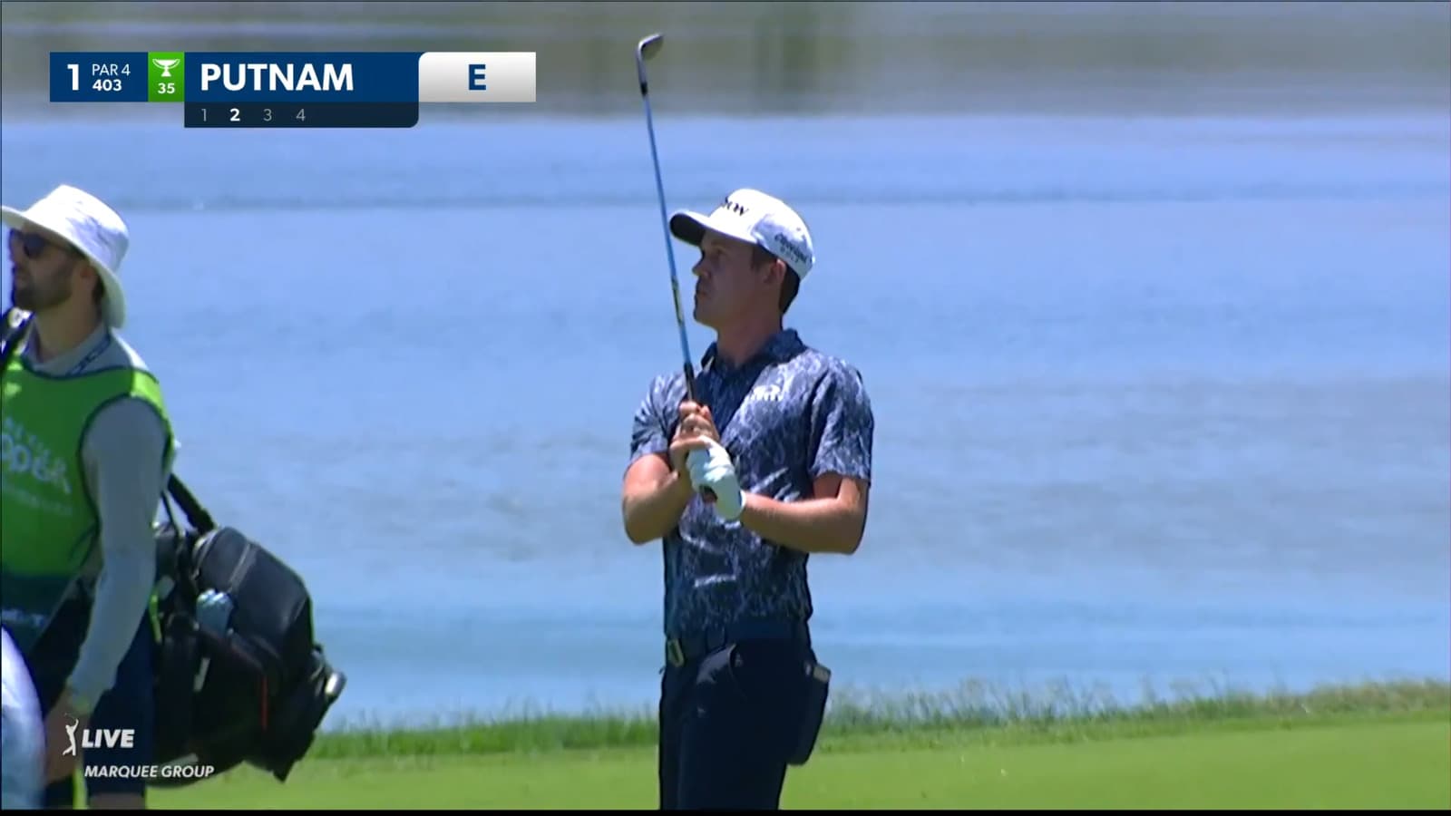 Andrew Putnam lands wedge to set up birdie at Mexico Open