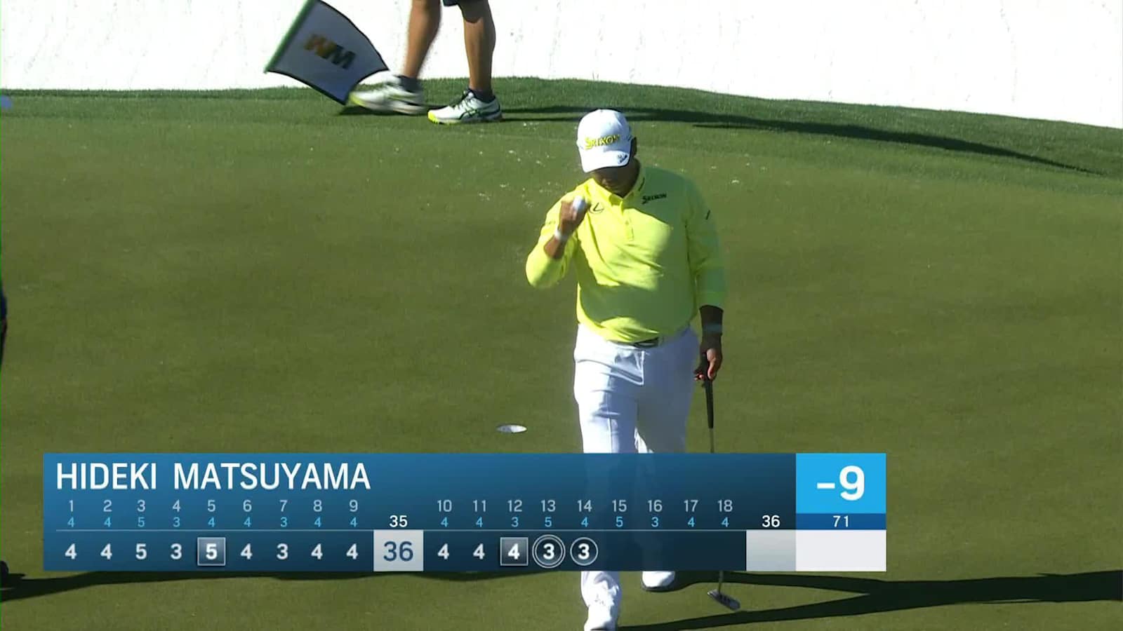 Hideki Matsuyama makes birdie on No. 14 at WM Phoenix Open