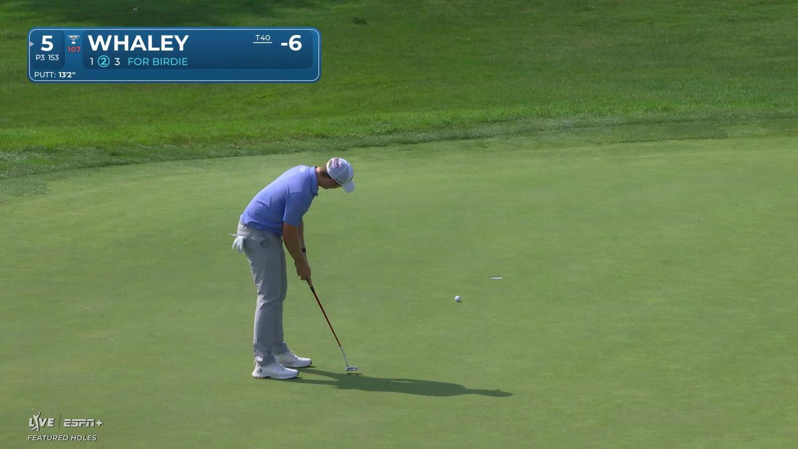 Vince Whaley makes birdie on No. 5 at Rocket Classic