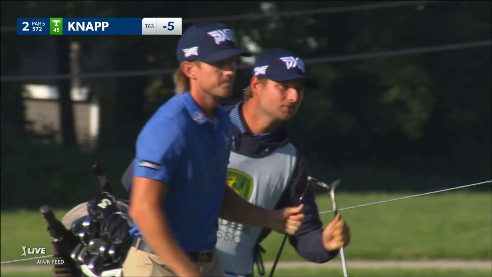 Jake Knapp gets up-and-down for birdie at John Deere