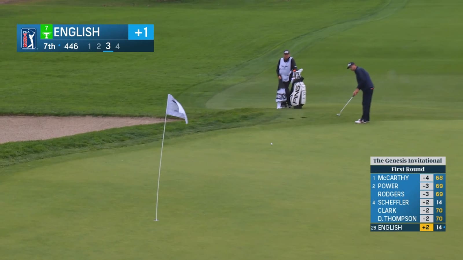 Harris English makes birdie at Genesis