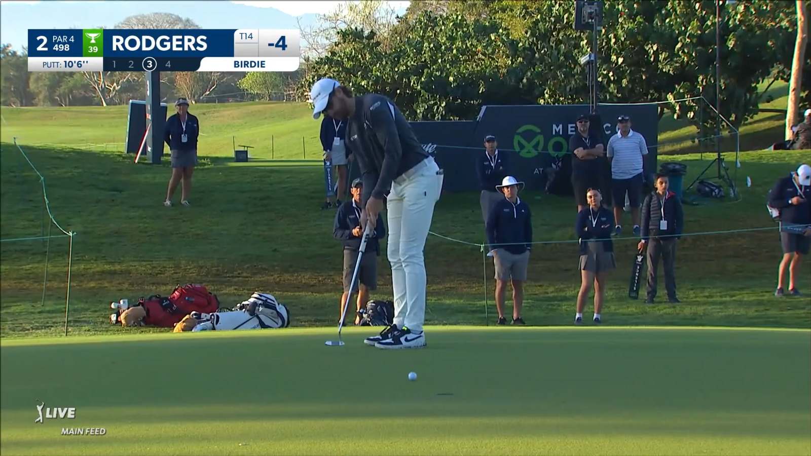 Patrick Rodgers makes bounce-back birdie on No. 2 at Mexico Open