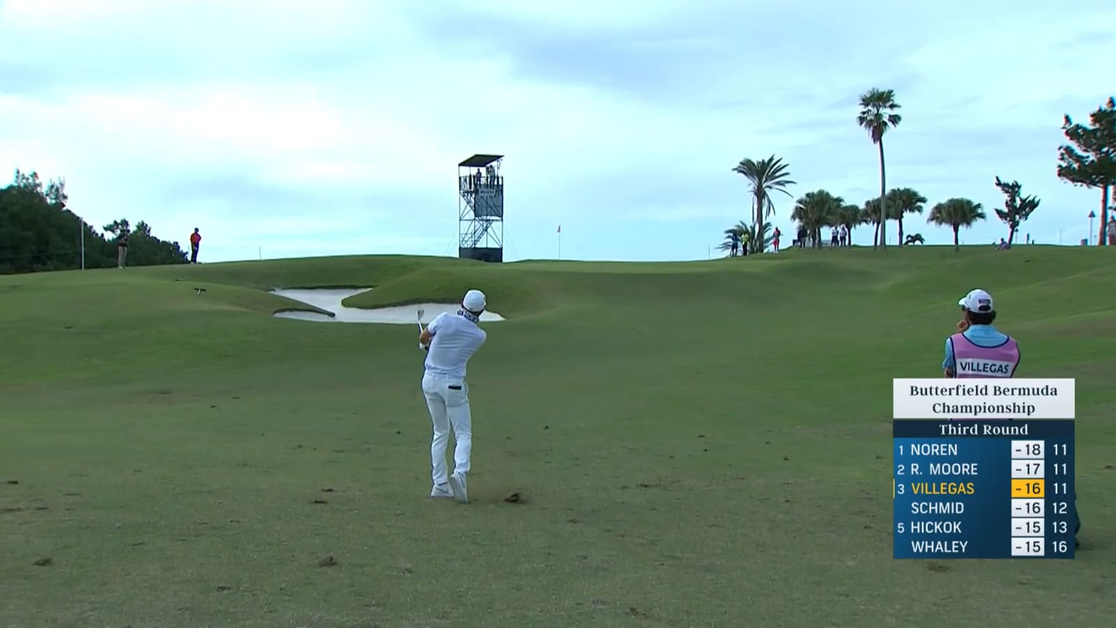 Camilo Villegas dials in wedge to yield birdie at Butterfield Bermuda