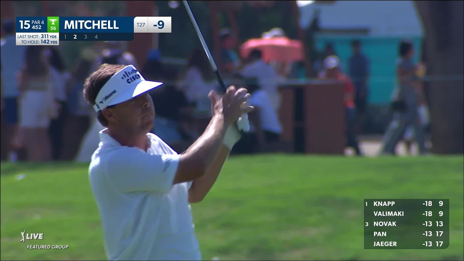 Keith Mitchell makes birdie on No. 15 at Mexico Open