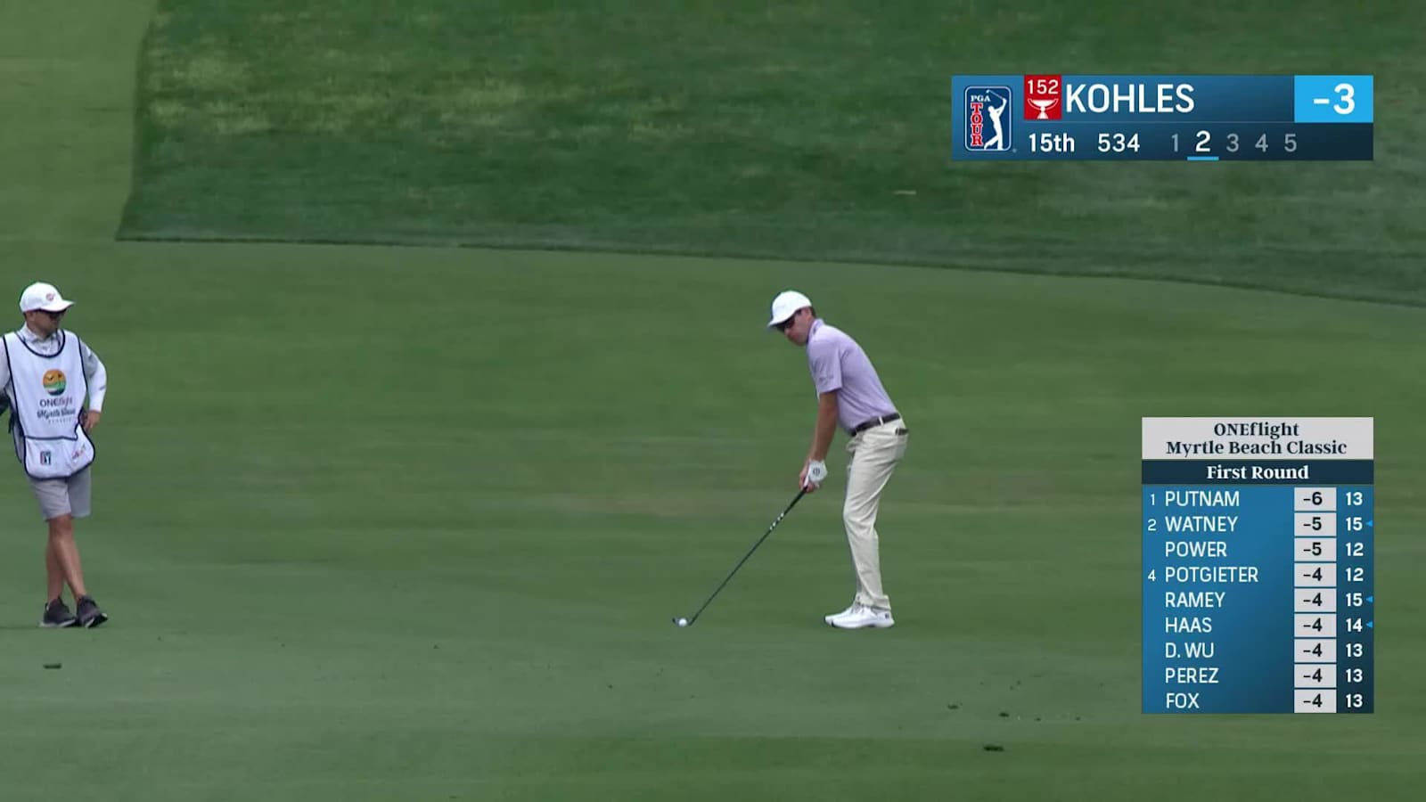 Ben Kohles makes birdie on No. 15 at ONEflight Myrtle