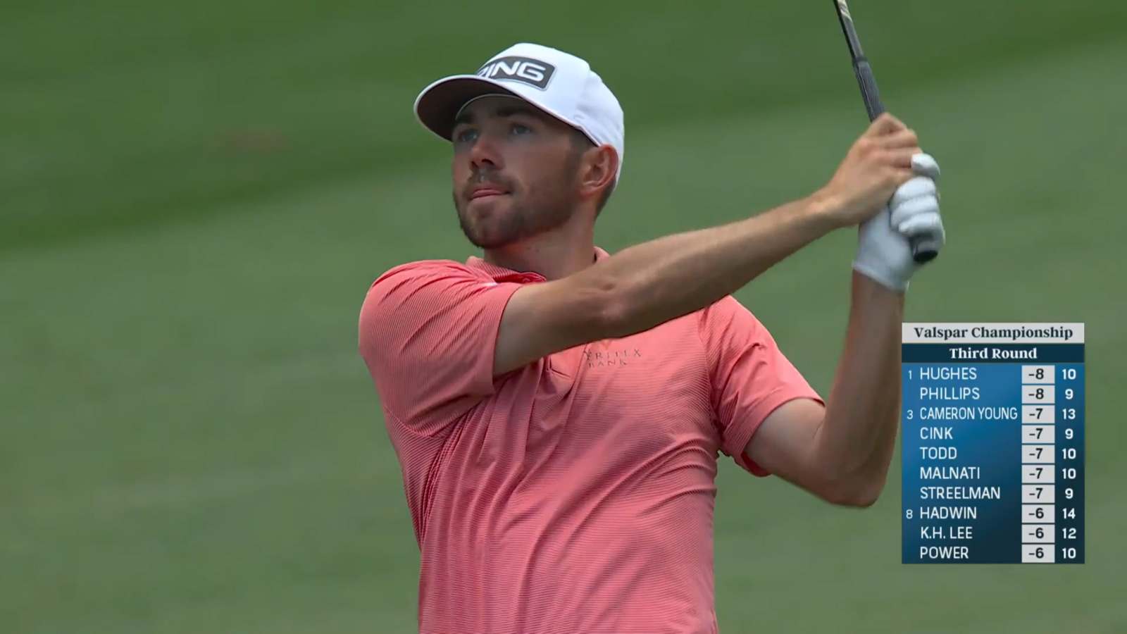 Chandler Phillips regains lead with birdie on No. 10 at Valspar