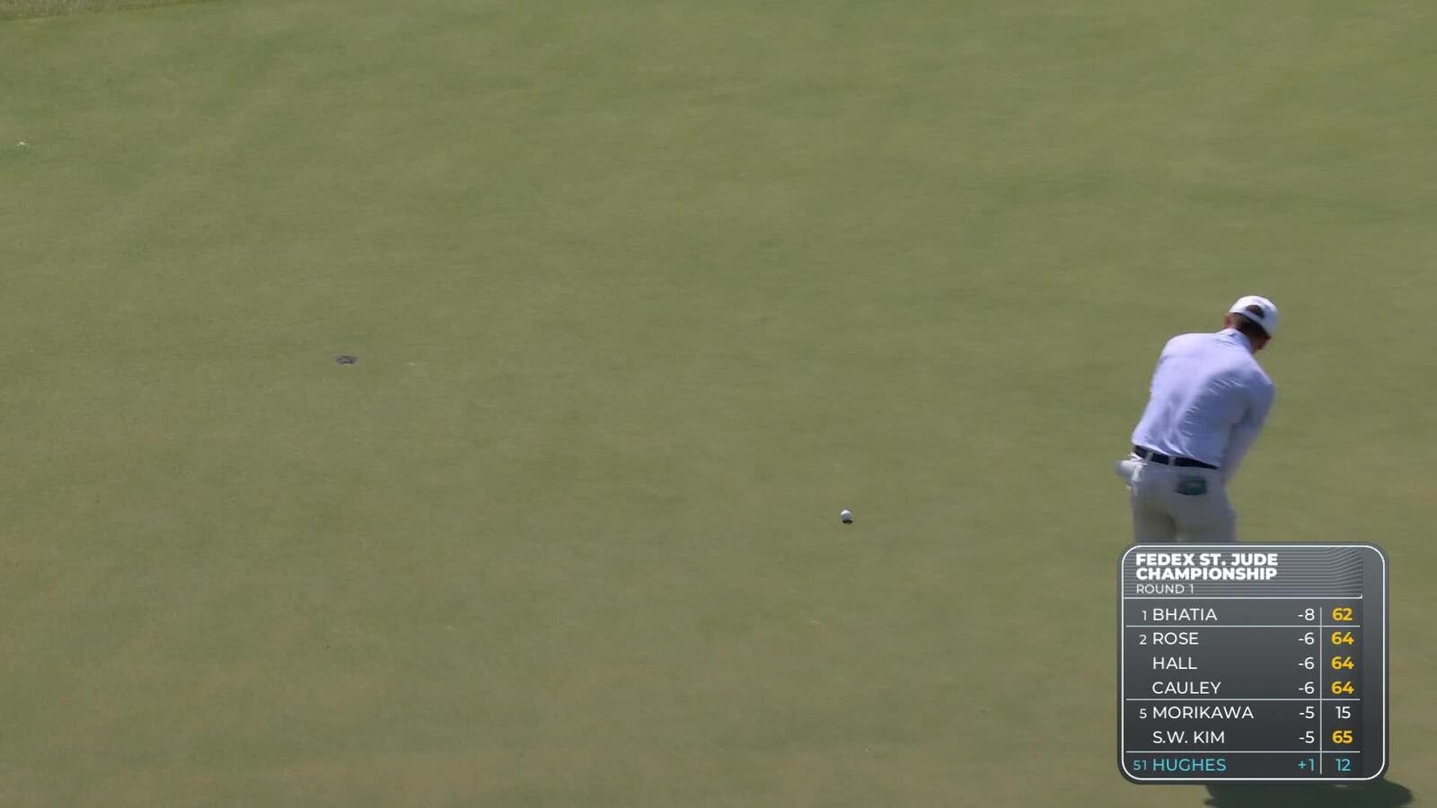 Mackenzie Hughes makes birdie on No. 13 at FedEx St. Jude