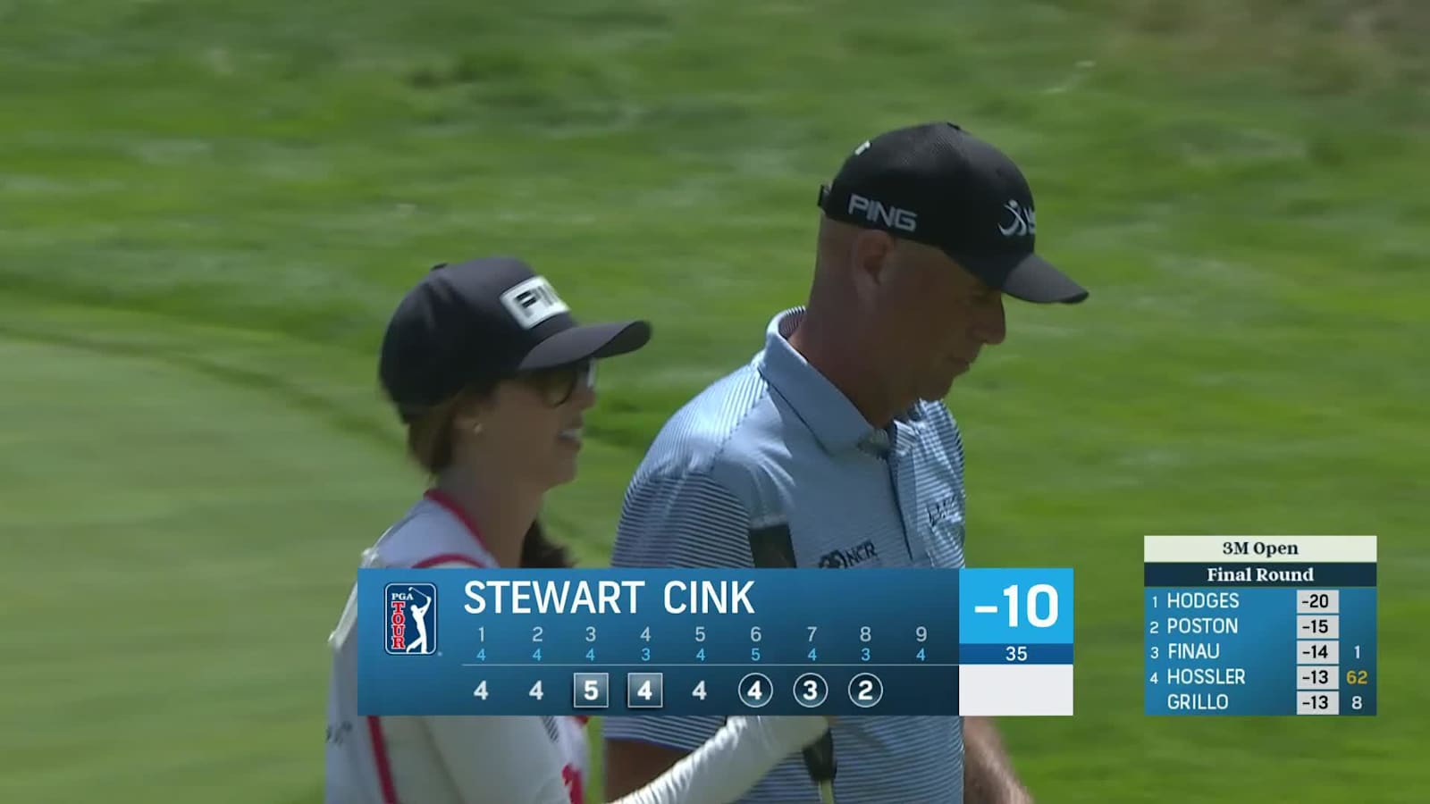 Stewart Cink cards birdie at 3M Open