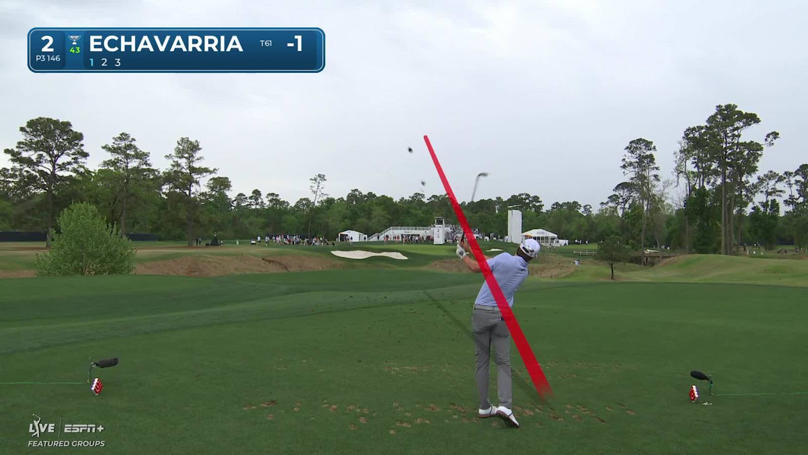 Nico Echavarria uses nice tee shot to set up birdie at Houston Open