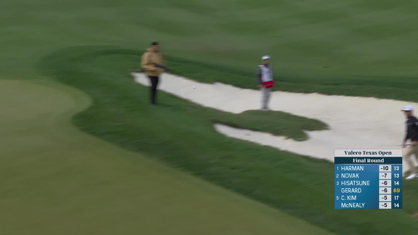 Corey Conners rattles flagstick with chip, then birdies at Valero