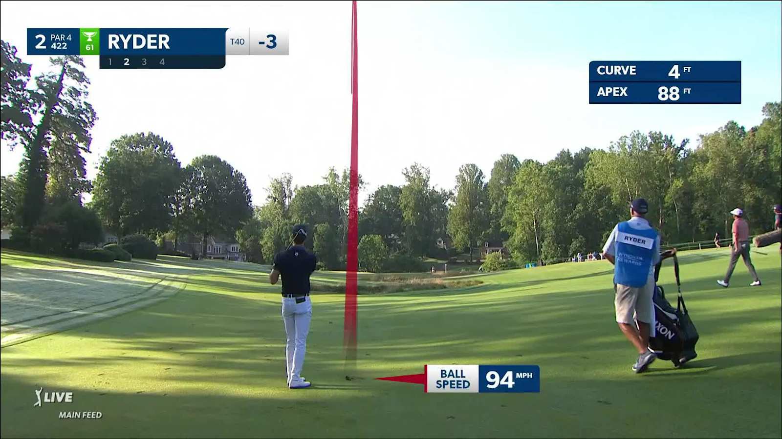 Sam Ryder dials in approach to yield birdie at Wyndham