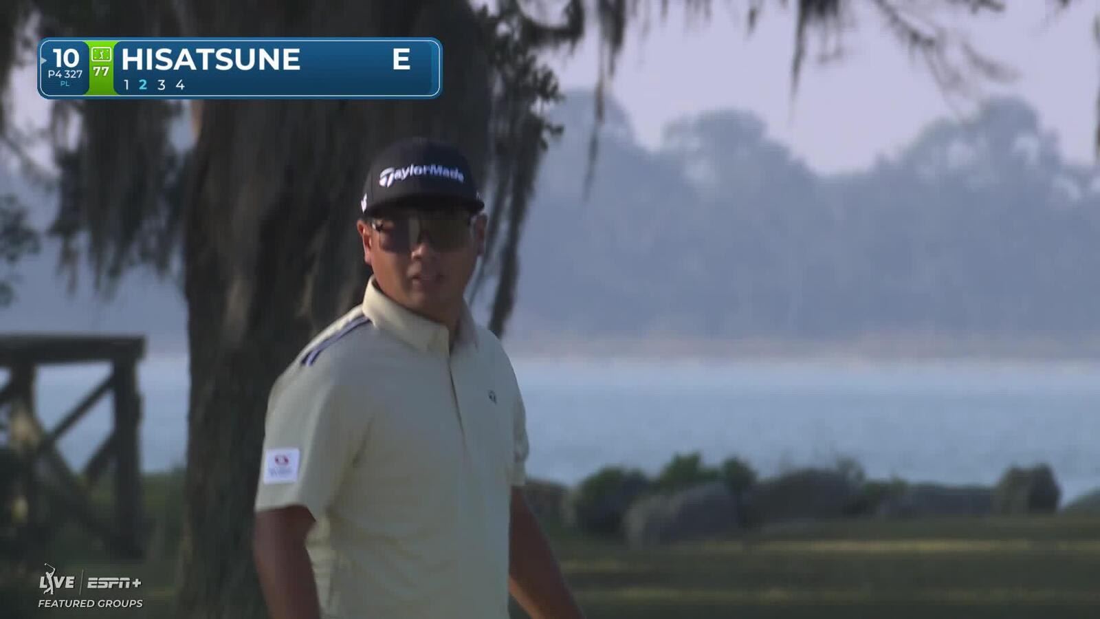 Ryo Hisatsune makes birdie on No. 10 at The RSM Classic