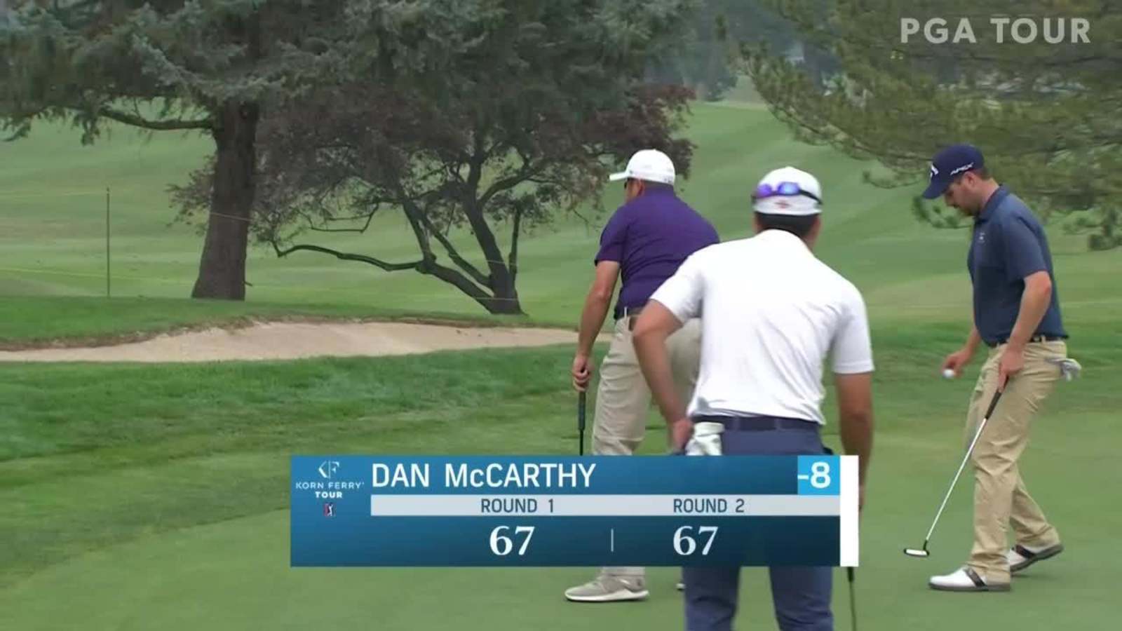 Dan McCarthy sinks birdie in Round 2 at Utah