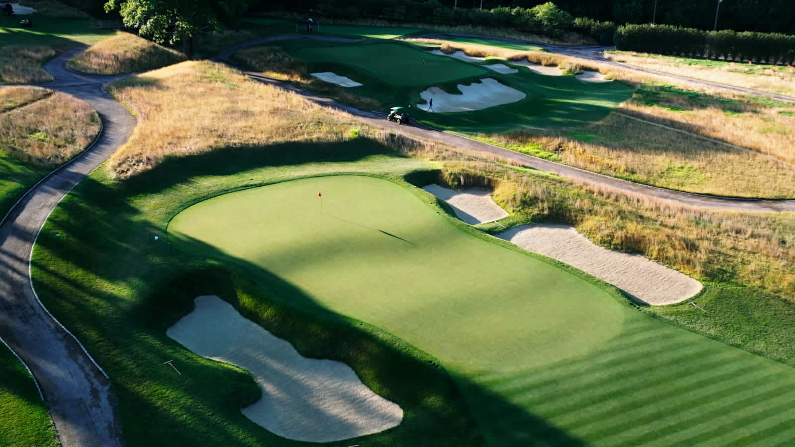 Drone flyover of The Philadelphia Cricket Club ahead of Truist Championship
