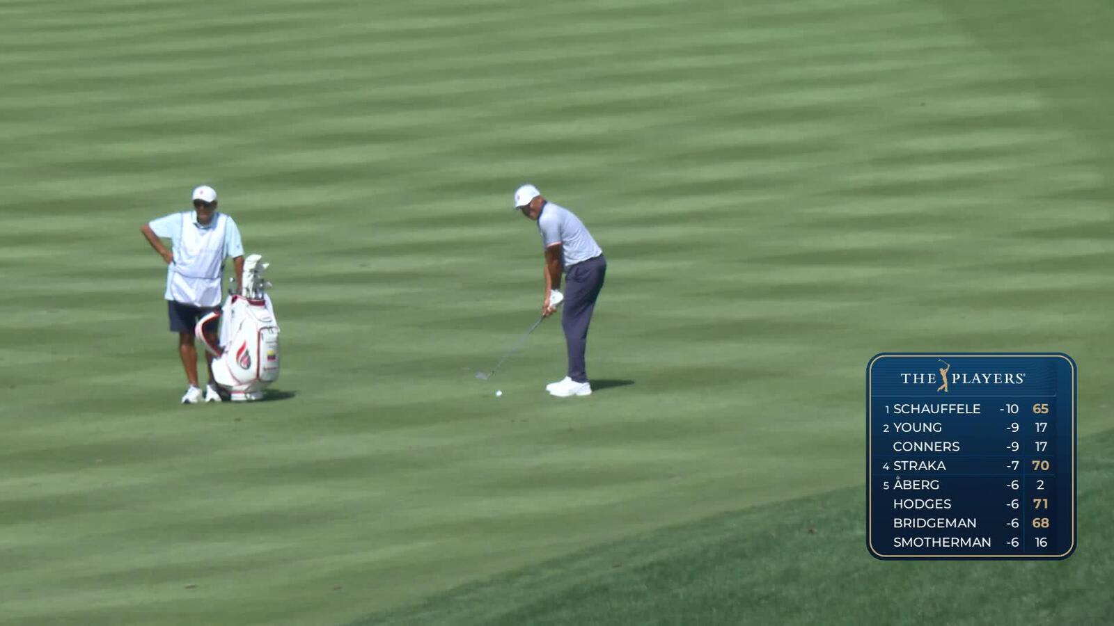 Jhonattan Vegas hits 120-yard approach to 3 feet, sets up birdie on No. 4 at THE PLAYERS