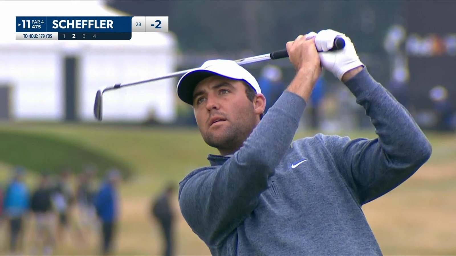 Scottie Scheffler drives the green to yield birdie at Genesis Scottish Open