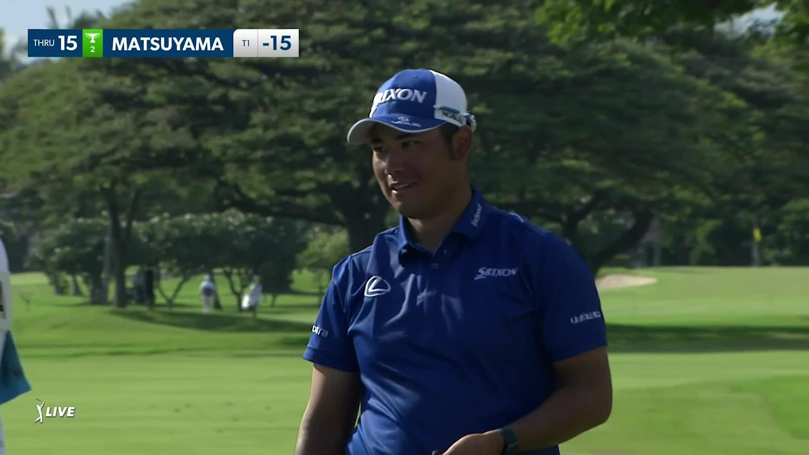 Hideki Matsuyama uses nice approach to set up birdie at Sony Open
