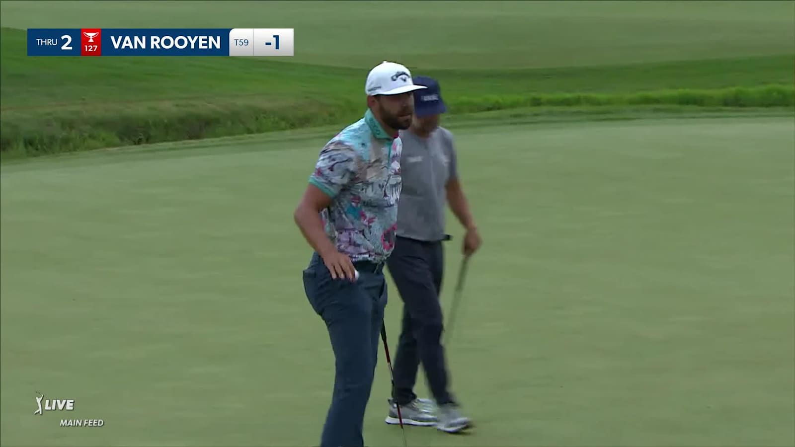 Erik Van Rooyen makes birdie on No. 2 at 3M Open