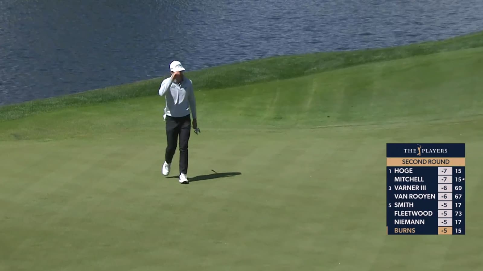 Sam Burns sends in 76-footer for eagle at THE PLAYERS