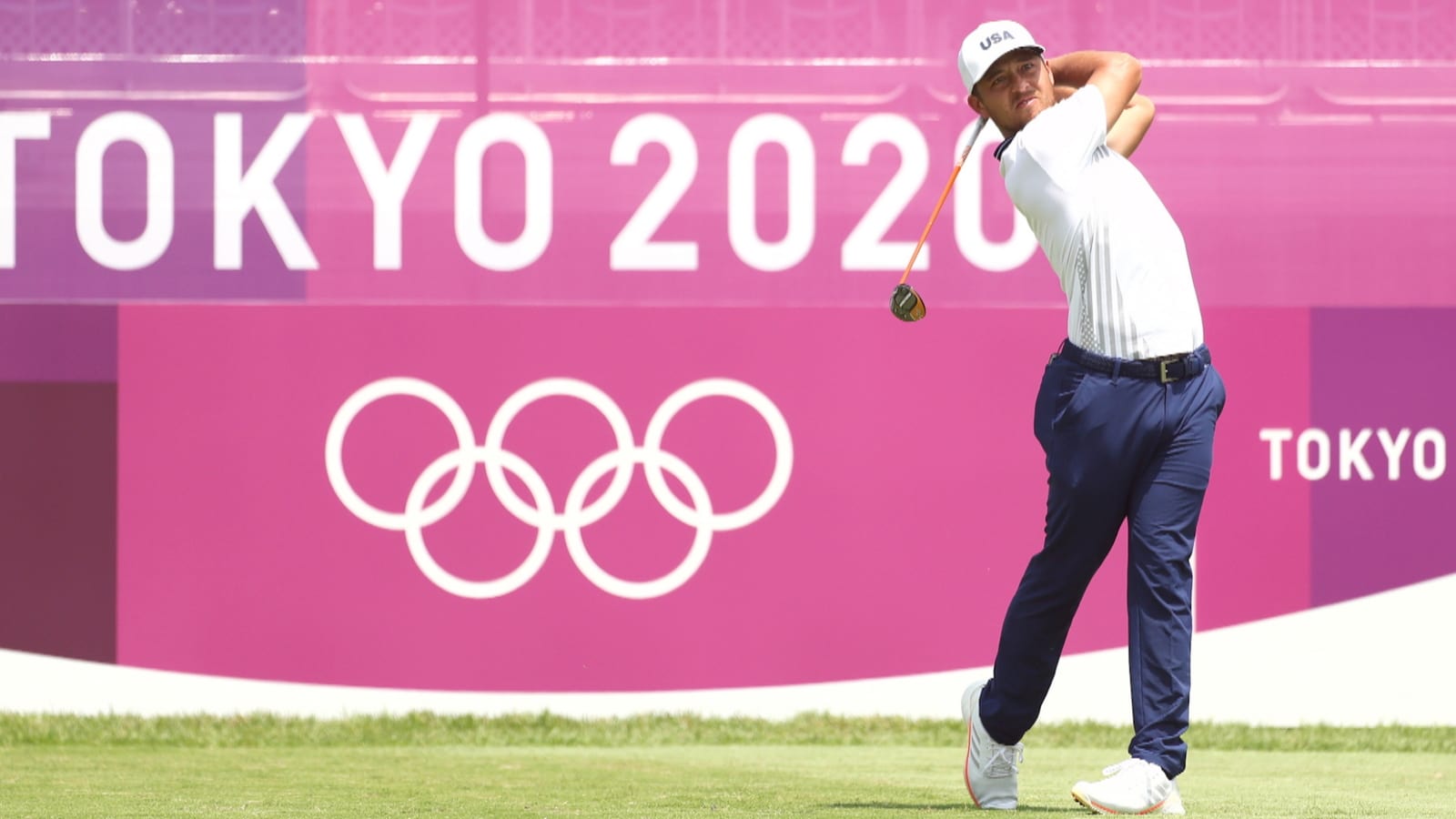 Xander Schauffele takes 54-hole lead at the Olympics