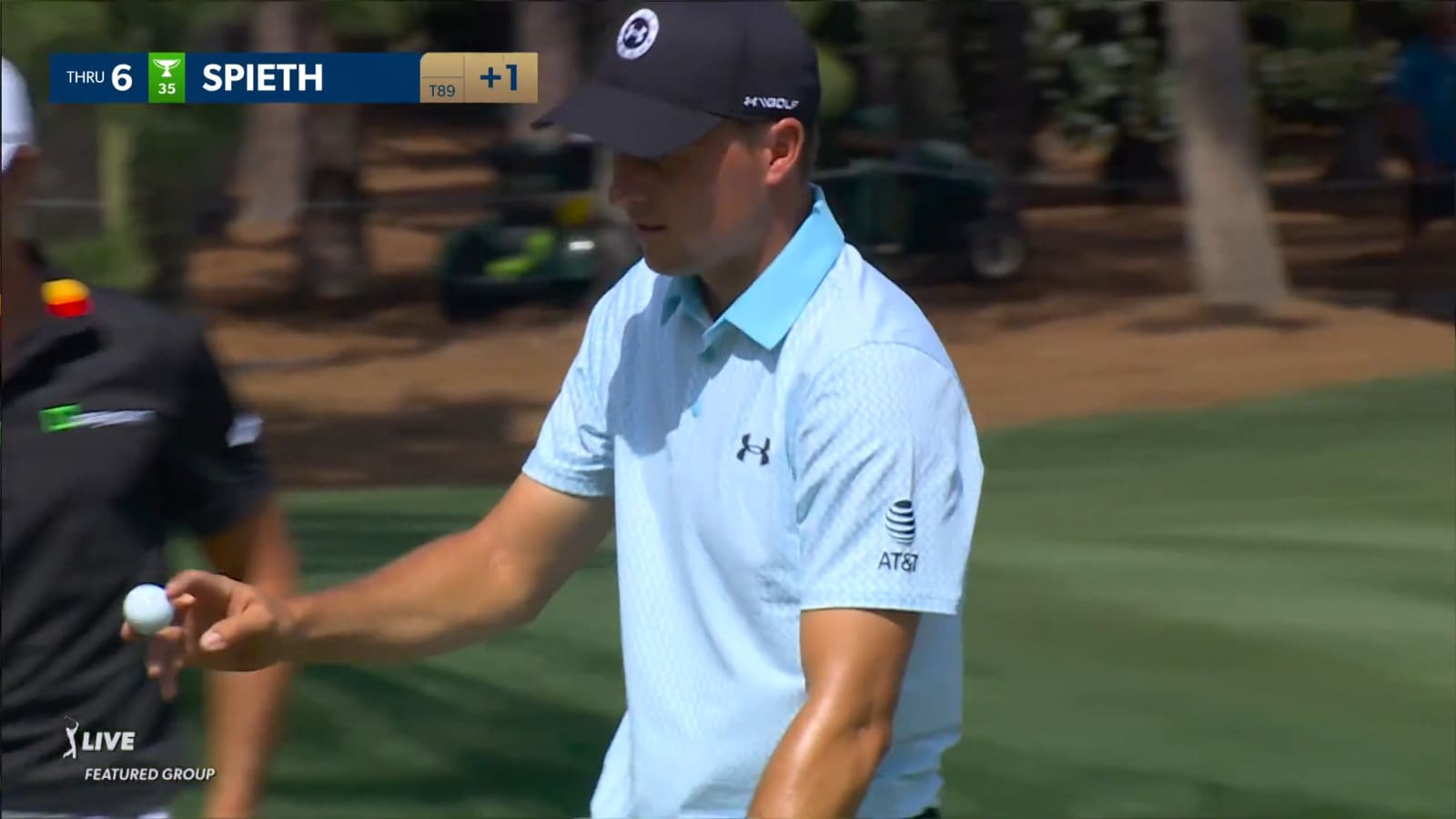 Jordan Spieth's 85-yard approach from rough yields birdie at THE PLAYERS